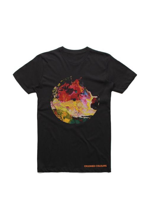 Langata Album Cover Black Tshirt by Crooked Colours